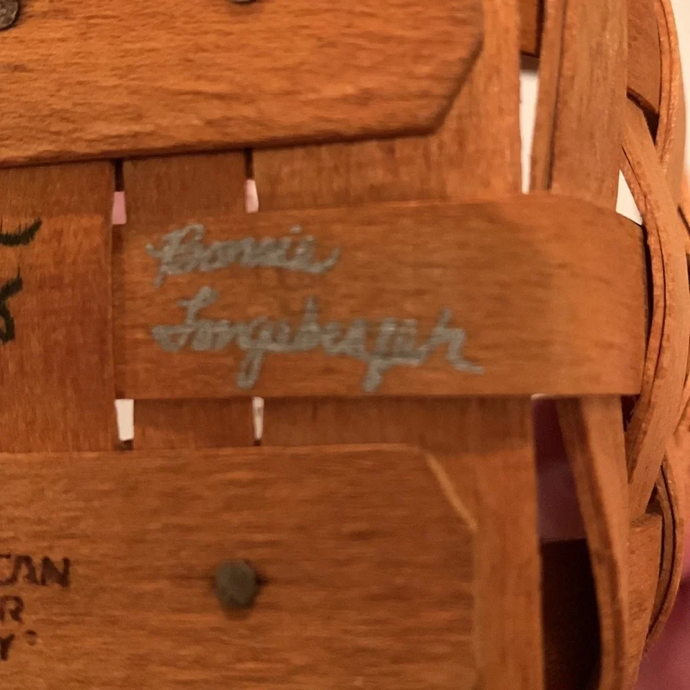Longaberger 1995 Horizon Of Hope Cancer Basket. First In The Series. RARE